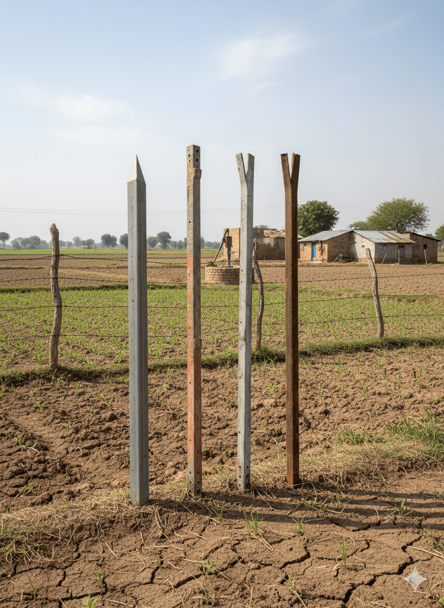 T-post for agricultural fencing